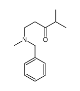 1-[benzyl(methyl)amino]-4-methylpentan-3-one Structure