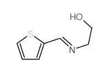 Ethanol, 2-[ (2-thienylmethylene)amino]-结构式
