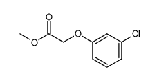methyl 2-(3-chlorophenoxy)acetate结构式