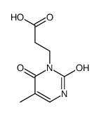 3-(2-carboxyethyl)thymine structure