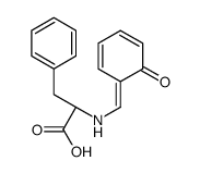 (2S)-2-[[(E)-(6-oxocyclohexa-2,4-dien-1-ylidene)methyl]amino]-3-phenylpropanoic acid Structure