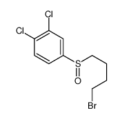 4-(4-bromobutylsulfinyl)-1,2-dichlorobenzene Structure
