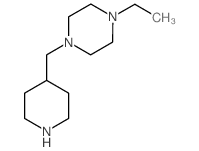1-乙基-4-(哌啶-4-甲基)哌嗪结构式