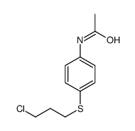 N-[4-(3-chloropropylsulfanyl)phenyl]acetamide Structure