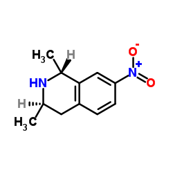 Isoquinoline, 1,2,3,4-tetrahydro-1,3-dimethyl-7-nitro-, (1R,3R)- (9CI) picture