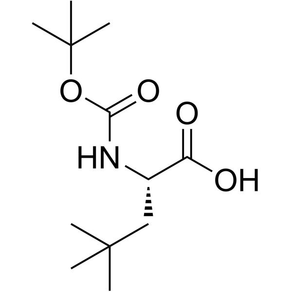 Boc-tBuAla-OH structure