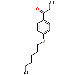 1-[4-(Hexylsulfanyl)phenyl]-1-propanone Structure