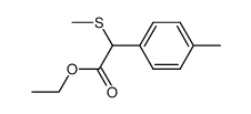 ethyl α-methylthio-(p-methylphenyl)acetate结构式