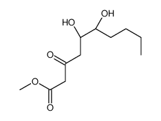 methyl (5S,6S)-5,6-dihydroxy-3-oxodecanoate Structure