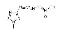 3-azido-1-methyl-1,2,4-triazole,nitric acid结构式