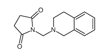 1-(3,4-dihydro-1H-isoquinolin-2-ylmethyl)pyrrolidine-2,5-dione Structure
