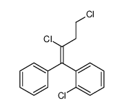 1-chloro-2-(2,4-dichloro-1-phenylbut-1-enyl)benzene结构式