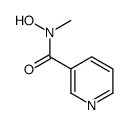 3-Pyridinecarboxamide,N-hydroxy-N-methyl-(9CI)结构式