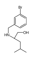 (2S)-2-[(3-bromophenyl)methylamino]-4-methylpentan-1-ol Structure