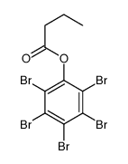 pentabromophenyl butyrate Structure
