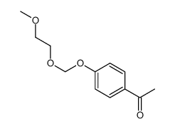 1-[4-(2-methoxyethoxymethoxy)phenyl]ethanone结构式
