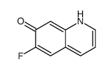 7-Quinolinol,6-fluoro- Structure