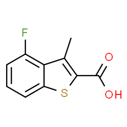 4-fluoro-3-methylbenzo[b]thiophene-2-carboxylic acid Structure