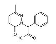 1(6H)-Pyridazineacetic acid,3-methyl-6-oxo--alpha--phenyl- Structure