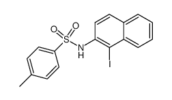 N-(1-iodo-[2]naphthyl)-toluene-4-sulfonamide Structure