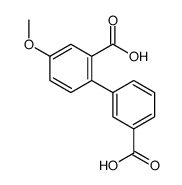 2-(3-carboxyphenyl)-5-methoxybenzoic acid Structure