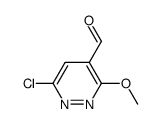 6-chloro-3-methoxy-pyridazine-4-carbaldehyde结构式