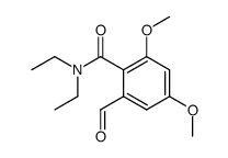 N,N-diethyl 2,4-dimethoxy-6-formylbenzamide Structure