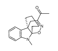 3-acetyl-9-methyl-4,4a,9,9a-tetrahydro-4a,9a-butano(1,2)oxazino(6,5-b)indole结构式