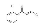 3-chloro-1-(2-fluorophenyl)prop-2-en-1-one Structure