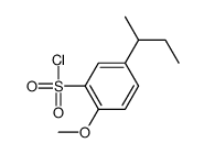 5-butan-2-yl-2-methoxybenzenesulfonyl chloride Structure
