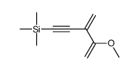 (4-methoxy-3-methylidenepent-4-en-1-ynyl)-trimethylsilane Structure
