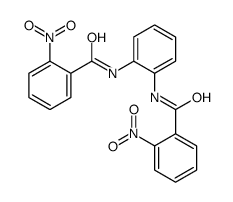 2-nitro-N-[2-[(2-nitrobenzoyl)amino]phenyl]benzamide结构式