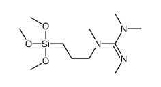 1,1,2,3-tetramethyl-3-(3-trimethoxysilylpropyl)guanidine Structure