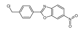 2-[4-(chloromethyl)phenyl]-6-nitro-1,3-benzoxazole Structure