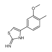 4-(3-methoxy-4-methylphenyl)-1,3-thiazol-2-amine Structure