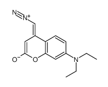 4-(diazomethyl)-7-(diethylamino)coumarin结构式