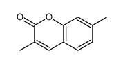 3,7-dimethylchromen-2-one Structure