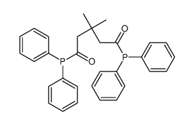 1,5-bis(diphenylphosphanyl)-3,3-dimethylpentane-1,5-dione Structure