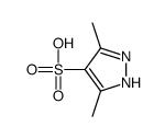 3,5-dimethyl-1H-pyrazole-4-sulfonic acid结构式