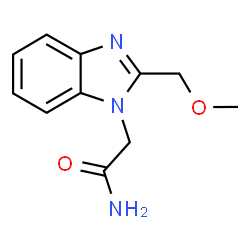 2-(2-(methoxymethyl)-1H-benzo[d]imidazol-1-yl)acetamide结构式