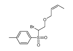 1-(1-bromo-2-but-2-enoxyethyl)sulfonyl-4-methylbenzene结构式