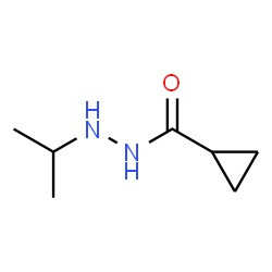 Cyclopropanecarboxylic acid, 2-isopropylhydrazide (7CI) structure