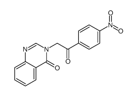 3-[2-(4-nitrophenyl)-2-oxoethyl]quinazolin-4-one Structure