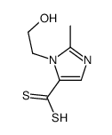3-(2-hydroxyethyl)-2-methylimidazole-4-carbodithioic acid结构式