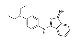 3-[4-(diethylamino)phenyl]iminoisoindol-1-amine Structure