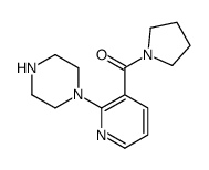 1-[3-(1-Pyrrolidinylcarbonyl)-2-pyridyl]piperazine图片