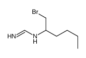 N'-(1-bromohexan-2-yl)methanimidamide结构式