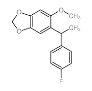 1,3-Benzodioxole,5-[1-(4-fluorophenyl)ethyl]-6-methoxy- picture
