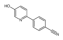 4-(5-hydroxypyridin-2-yl)benzonitrile Structure