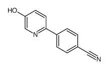 4-(5-hydroxypyridin-2-yl)benzonitrile结构式